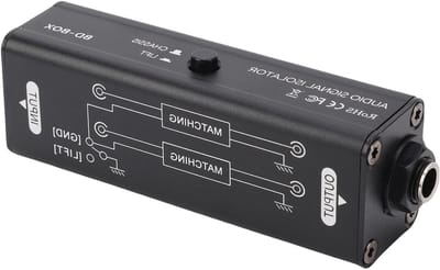 Audio Ruisfilter - Geluidsisolator - Ongerept Geluid - Passieve Technologie - 635 Mm - Zwart