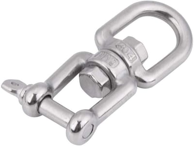 Dailygoods- Schakel 6mm - Schakelring - Schakelbeugel - Roestvrij Staal - Duurzaam - Eenvoudige installatie - Haak