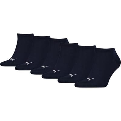 Puma Sneakersokken Plain 6-pack Navy-35/38