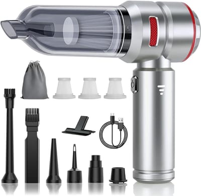 Lexium Kruimeldief snoerloos – Kruimeldief met steel – Nat&Droog – Handstofzuiger – Extreme zuigkracht – Kruimeldief snoerloos – Kruimelzuiger – Jouw ultieme schoonmaakpartner – Kruimelzuiger – Autostofzuiger – Handstofzuiger - Draadloos