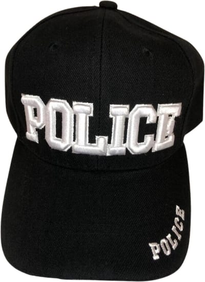 Politie Pet Police - Zwart - One Size Verstelbaar - Een Stuk