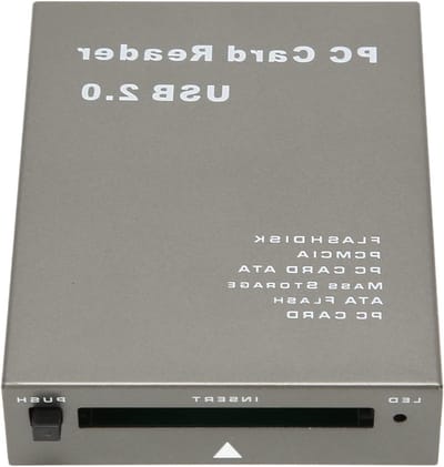 Geheugenkaartlezer - PC-kaart adapter - Snelle dataoverdracht - Plug and Play - 20 GB capaciteit - Zwart