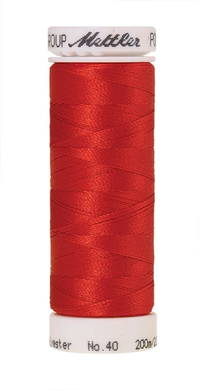 Mettler borduurgaren - Rood - Nr 1703 - Polysheen - 200 meter