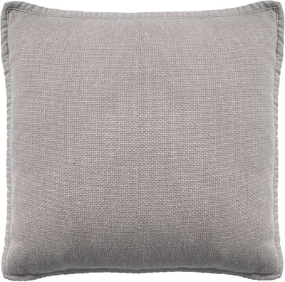 Dutch Decor BOWIE - sierkussen 45x45 cm - gewassen katoen - Driftwood - taupe - Inclusief binnenkussen - Luxe kussens voor woonkamer & bank
