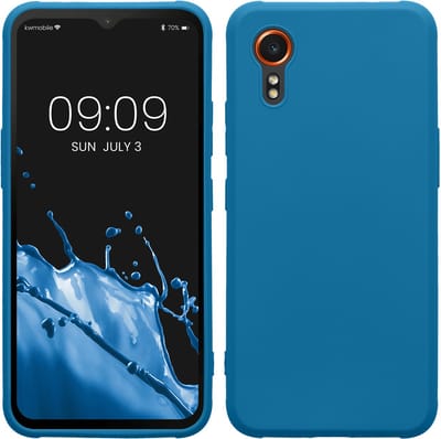 kwmobile telefoonhoesje geschikt voor Samsung Galaxy Xcover7 - Hoesje voor smartphone - Back cover in rifblauw