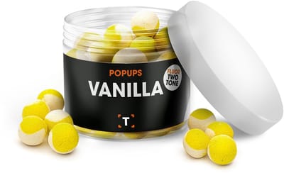 Vanilla Pop-ups Wit/Geel - 12MM - Pop up Boilies - Pop Ups Karper - Pop Ups Vissen- Boilie Popups- Karper Aas - Karper Vissen - Karper Voer - Karpervissen