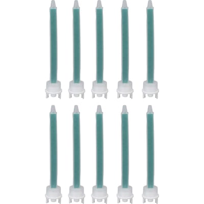 10pcs Embouts Mélangeurs Plastique Anti-Blocage Embout Mélangeur de Colle Adhésive pour Applicateur blue