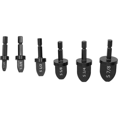 6 Stuks Buis Expander Set Zeskant Handvat Pijp Bördelen Boor Airconditioner Ruimer Accessoires