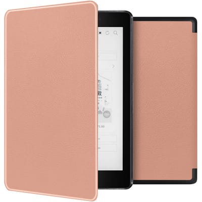 imoshion Slim Hard Case Bookcase voor de Kobo Aura One - Rosé Goud