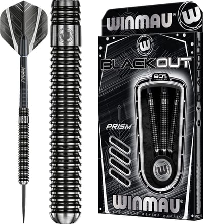 Winmau Blackout 1 90% - Dartpijlen