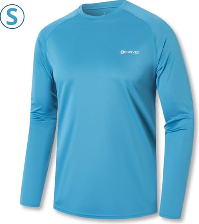 Bovista Rash Guard - Surf Shirt - Zwemkleding - UV Beschermende Kleding - Voor Zwemmen - Surfen - Duiken - Koningsblauw - Maat S