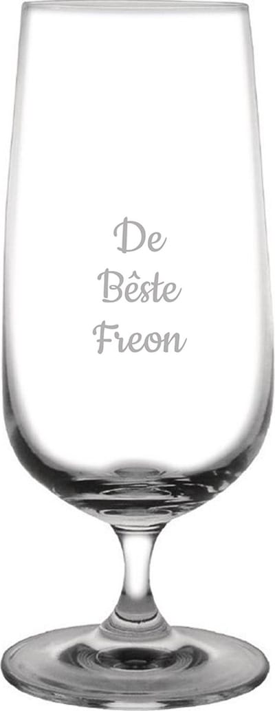 Gegraveerde bierglas op voet 41cl De Bêste Freon