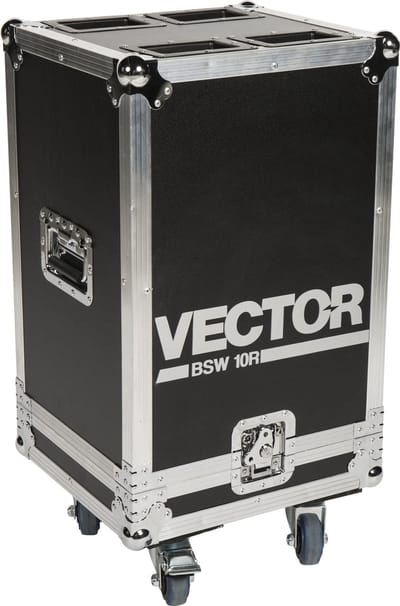 lightmaXX TOUR CASE 1x VECTOR BSW 10R - Voor moving heads