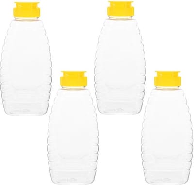 Allecto - Plastic Squeeze Fles - Honing en Sappen - 500g - Fles voor