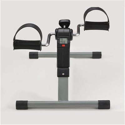 Opvouwbare Bureaubank - Pedaaltrainer Benen Armen - Fitness onder Bureau - Stille Werking LCD Scherm