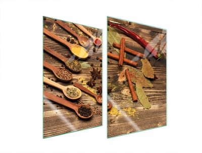 TMK ArtDeko - Snijplank - Glas - 2x35x52 cm - Hittebestendig - UV-print