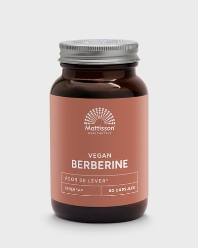 Mattisson - Berberine 500mg - Rerbersa - Berberis Aristate Zuurbes - Berberine Supplement - Voedingssupplement - 60 Capsules