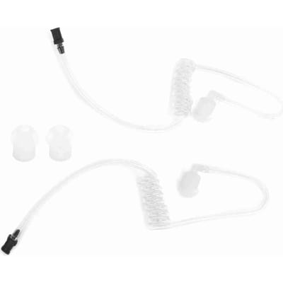 2 STUKS Akoestische Buis Headset Helder Chirurgische Kwaliteit UV-Bestendige Vervangingsspoel voor Baofeng