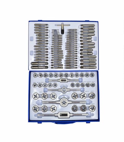 Awtools AW20420 - Set van Tap- en Snijplaten - 110 Delig - Staal - Inclusief Koffer