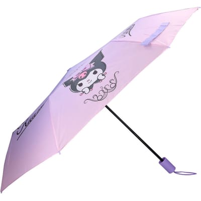 Kuromi Rainy Days Paraplu - Paars / Transparant - 60 x 71 x 71 cm - Kinderparaplu