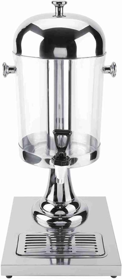 Verkoelende Drankdispenser van 8L met Kraan voor Sap, Ideaal voor Restaurants en Feesten, Geschikt voor Warme en Koude Dranken