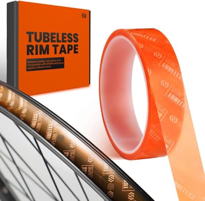 Tubeless Velgenband - Wielband Fiets - Racefiets MTB - Semi-transparant Oranje - 10 Meter Rol
