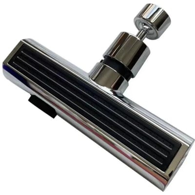 Keukenkraan Watervalstroom Sproeikop Sproeier Filterdiffuser Waterbesparende sproeier Kraanconnector Mengkranen Kraanaccessoire zilver
