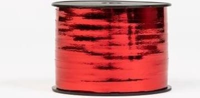 Krullint 250mx5mm metallic rood