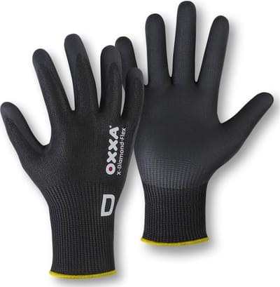 X-Diamond-Flex 51-790 M Oxxa - Zwart - Nitril/Nylon - Gebreid manchet - EN 388:2016
