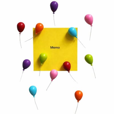 TLVX 12 stuks Leuke 3D Ballonnen Magneten / Koelkastmagneten / Sterke Foto magneet / Kleine Whiteboard Feest Magneten / Speel- en Leer Magneten / School / Boodschappenlijst / Notitie / Memo bord / Kantoor / Schoolbord / Magnetisch / Kleur Magneetjes
