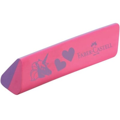 Gum Faber Castell Unicorn roze stof- en PVC vrij - FC-188751