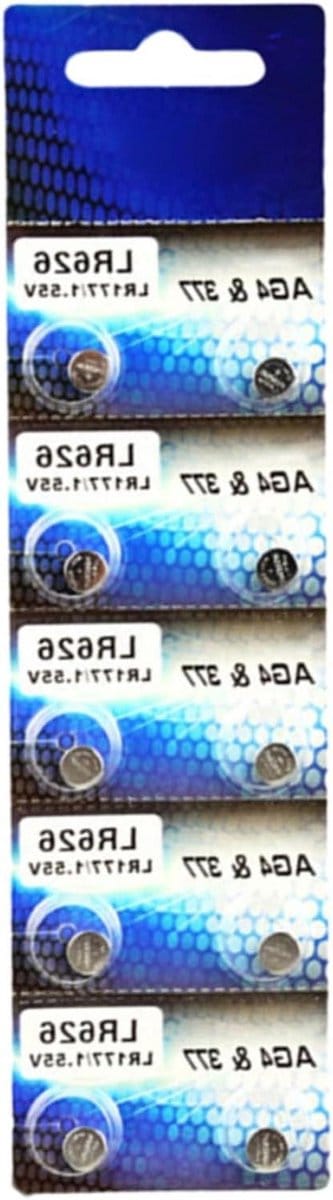 Knoopcel Batterijen - Kleine Batterijen - Elektronica Voeden - Stabiele 1.55V Output - Diverse Maten - Zilverkleurig