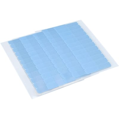 5 Feuilles Adhésif Double Face pour Perruque Bleu Imperméable Antidérapant Professionnel Outil de Coiffure Extensions de Cheveux white