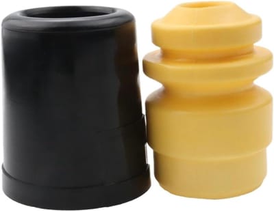 Schokdemper Stofhoes - Balgen Set - Ophanging Beschermen - Duurzame Bescherming - One Size - Zwart