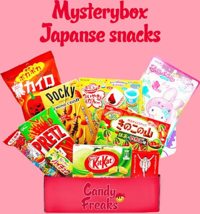 Candy Freaks Japans snoep pakket L - snacks en cadeau box - mystery box
