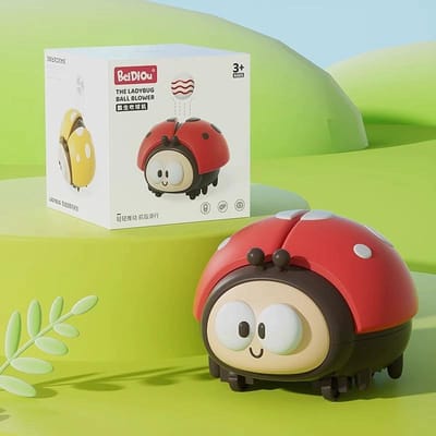 Lieveheersbeestje Zwevende Bal Kinderpuzzelspeelgoed Baby Vroeg Onderwijs Focus Training Spel Jongens Meisjes 1-3 Jaar Oud Krab Schattige Dieren Speelgoed brown
