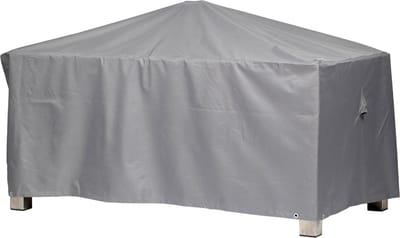 Beschermhoes voor rechthoekige tuintafel |145 x 95 x 71 cm | polyesterweefsel van het type Oxford 600D, kleur: grijs.
