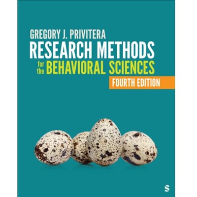 Research Methods For The Behavioral Sciences - Gregory J. Privitera