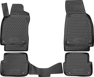 Walser Rubberen Voetmatten XTR geschikt voor Audi A6 (4F2 - C6)/Avant (4F5 - C6) 2004 - 08/2011 - A6 Allroad (4FH - C6) 03/2006 - 08/2011