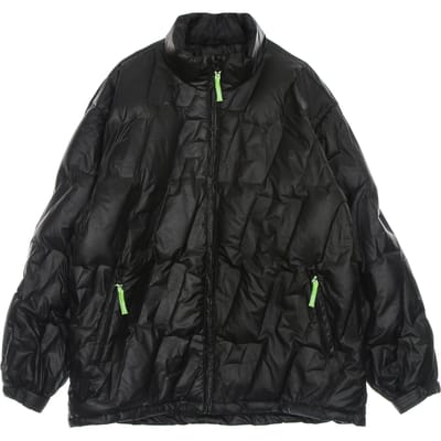 Gewatteerd herenjack met monogram