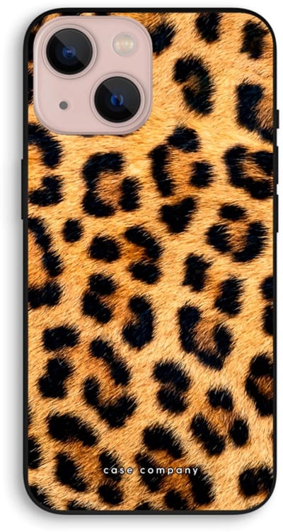 Case Company® - Hoesje geschikt voor iPhone 13 mini hoesje - Luipaard - Biologisch Afbreekbaar Telefoonhoesje - Bescherming alle Kanten en Schermrand