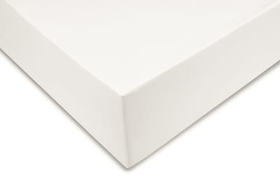 ZO! Home Satinado katoen/satijn hoeslaken creme - tweepersoons (140x200) - luxe uitstraling - perfect passend