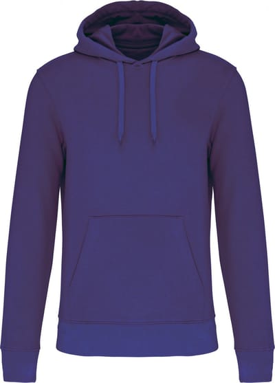 Kariban Ecologische herensweater met capuchon K4027 - Deep Purple - S