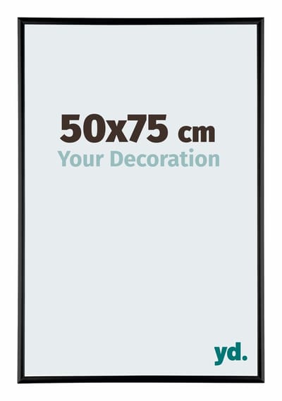 Your Decoration - Puzzellijst 50x75 cm - Zwart Mat - Puzzellijst 500-1000 stukjes - Aluminium Fotolijst - Kent