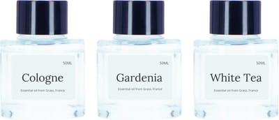 Carsweep® Auto Parfum Navulling 3-Pack - White Tea - Gardenia - Cologne