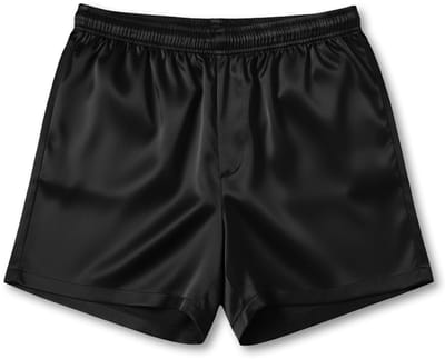 Zijden Boxershort inSilk Cologne - 100% Zijde - Exclusieve Heren Boxer van Satijnzijde - Kleur Zwart - Maat S