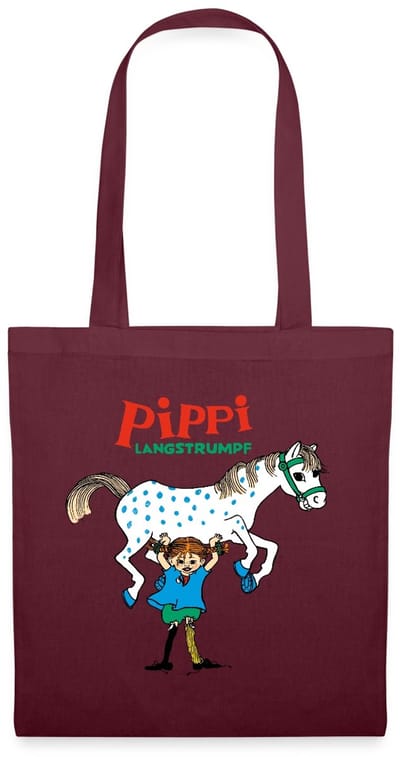 Pippi Langkous En Kleine Witte Avonturen Tas Van Stof Schoudertas