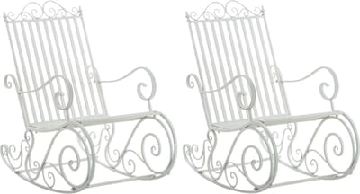 CLP Smilla Set van 2 schommelstoelen wit