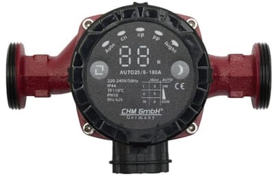 Zeer efficiënte circulatiepomp voor autoverwarming en centrale verwarming