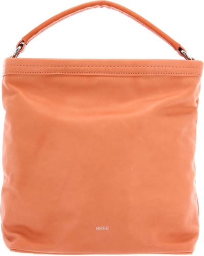 BREE Leren Schoudertas Juna 2 Hobo Apricot Oud roze